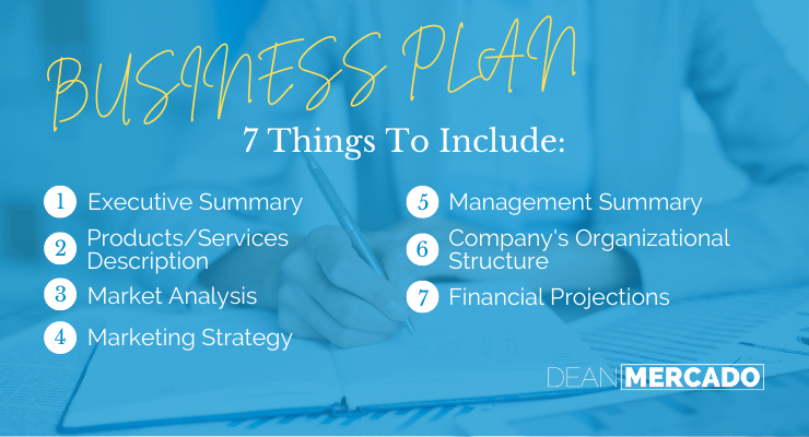 7 Things To Include In A Comprehensive Business Plan