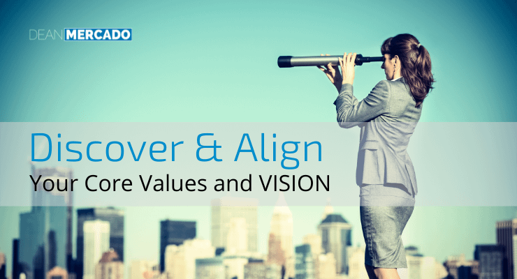 discover core values and vision