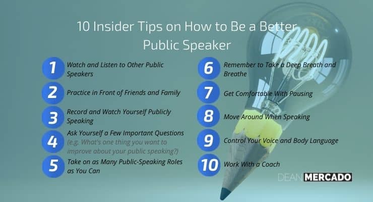10 Tips on How to Be a Better Public Speaker