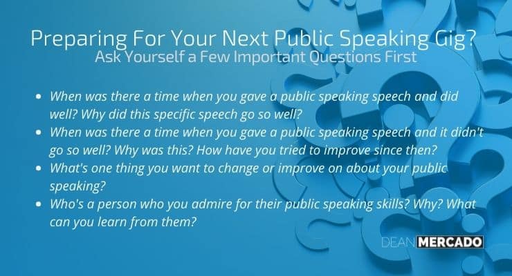 Few Important Questions About Public Speaking