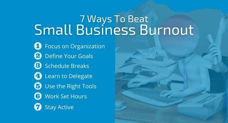 Small Business Burnout Infographic