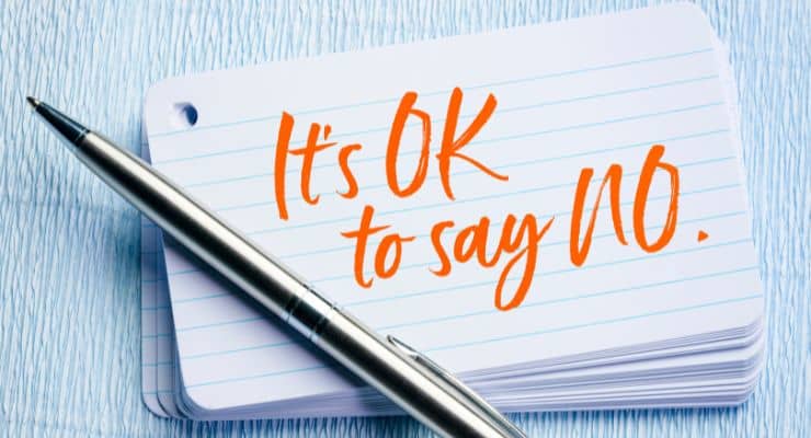 how to say no - business lessons learned